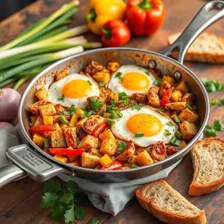 Caribbean Saltfish Skillet - GF, High-Protein Breakfast